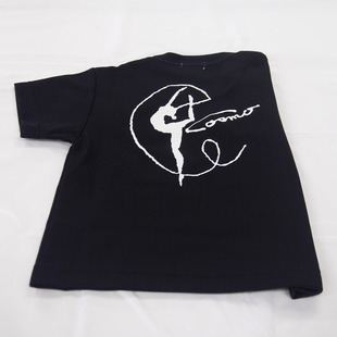 新体操 Tシャツ 150 黒 | TOTAIスポーツ用品ショップ